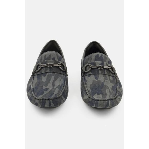Kenneth Cole New York Men\'s Theme Bit Driver Loafers - Black Camo 9.5M main image 9
